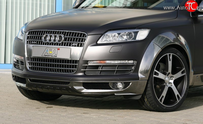 15 799 р. Накладка переднего бампера ABT Audi Q7 4L дорестайлинг (2005-2009)  с доставкой в г. Новочеркасск