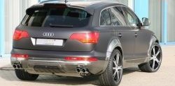 6 999 р. Накладка заднего бампера ABT Audi Q7 4L дорестайлинг (2005-2009)  с доставкой в г. Новочеркасск. Увеличить фотографию 2