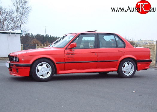 4 499 р. Пороги накладки Elegance BMW 3 серия E30 седан (1982-1991) (стеклопластик жёсткий, Неокрашенные)  с доставкой в г. Новочеркасск