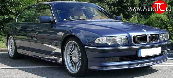 4 399 р. Накладка Alpine на передний бампер BMW 7 серия E38 дорестайлинг, седан (1994-1998)  с доставкой в г. Новочеркасск