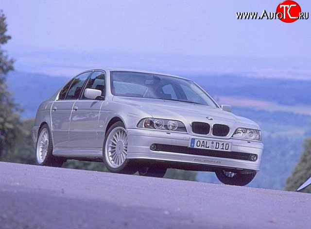 4 399 р. Накладка Alpine на передний бампер BMW 5 серия E39 седан рестайлинг (2000-2003)  с доставкой в г. Новочеркасск