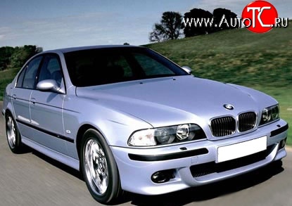 8 149 р. Передний бампер M-Technic  BMW 5 серия  E39 (1995-2003) седан дорестайлинг, седан рестайлинг (Без сетки, Неокрашенный)  с доставкой в г. Новочеркасск