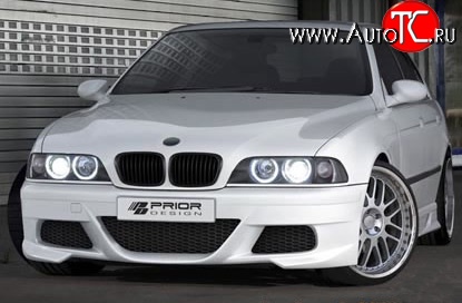 9 799 р. Передний бампер PRIOR Design BMW 5 серия E39 седан дорестайлинг (1995-2000) (Без сетки, Неокрашенный)  с доставкой в г. Новочеркасск