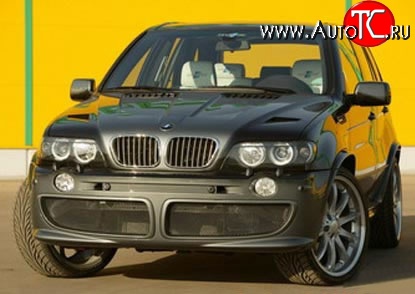 19 649 р. Передний бампер HARGE BMW X5 E53 дорестайлинг (1999-2003) (Неокрашенный)  с доставкой в г. Новочеркасск