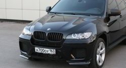 4 749 р. Накладки Global-Tuning на передний бампер автомобиля  BMW X6  E71 (2008-2014) дорестайлинг, рестайлинг (Неокрашенная)  с доставкой в г. Новочеркасск. Увеличить фотографию 7