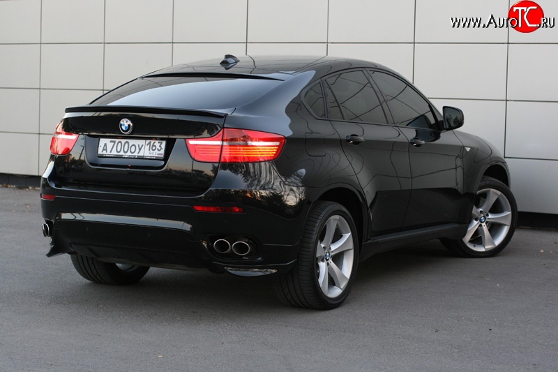 4 999 р. Спойлер Global-Tuning BMW X6 E71 дорестайлинг (2008-2012) (Неокрашенный)  с доставкой в г. Новочеркасск