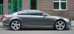 23 199 р. Пороги накладки Diablo  BMW 6 серия  E63 (2003-2007) дорестайлинг, купе (Неокрашенные)  с доставкой в г. Новочеркасск. Увеличить фотографию 1