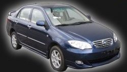 6 099 р. Пороги накладки GT Dynamics BYD F3 седан (2005-2014) (Неокрашенные)  с доставкой в г. Новочеркасск. Увеличить фотографию 1