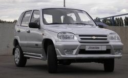 4 799 р. Передний бампер Аскет Chevrolet Niva 2123 дорестайлинг (2002-2008) (Неокрашенный)  с доставкой в г. Новочеркасск. Увеличить фотографию 2