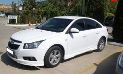 3 899 р. Пороги накладки Sport Style Chevrolet Cruze J300 седан дорестайлинг (2009-2012) (Неокрашенные)  с доставкой в г. Новочеркасск. Увеличить фотографию 1