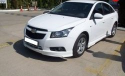 3 899 р. Пороги накладки Sport Style Chevrolet Cruze J300 седан дорестайлинг (2009-2012) (Неокрашенные)  с доставкой в г. Новочеркасск. Увеличить фотографию 3