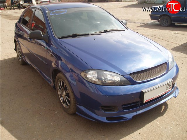 3 799 р. Накладка переднего бампера CT-1 Chevrolet Lacetti хэтчбек (2002-2013) (Неокрашенная)  с доставкой в г. Новочеркасск