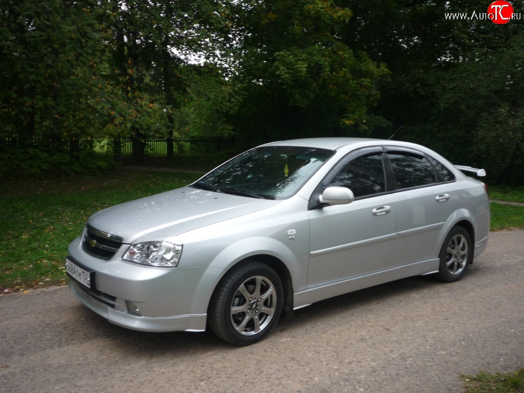 3 399 р. Пороги накладки CTS Chevrolet Lacetti седан (2002-2013) (Неокрашенные)  с доставкой в г. Новочеркасск