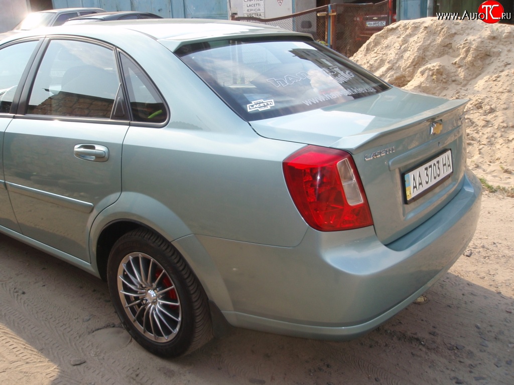 2 699 р. Спойлер CTS Chevrolet Lacetti седан (2002-2013) (Неокрашенный)  с доставкой в г. Новочеркасск