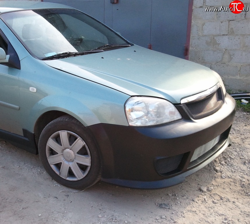 5 999 р. Передний бампер KATO Chevrolet Lacetti седан (2002-2013) (Неокрашенный)  с доставкой в г. Новочеркасск