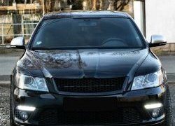 859 р. Реснички на фары СТ Skoda Octavia A5 рестайлинг универсал (2008-2013) (Неокрашенные)  с доставкой в г. Новочеркасск. Увеличить фотографию 3