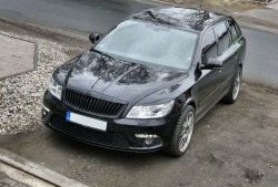 859 р. Реснички на фары СТ Skoda Octavia A5 рестайлинг универсал (2008-2013) (Неокрашенные)  с доставкой в г. Новочеркасск. Увеличить фотографию 4