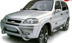 6 999 р. Передний бампер Апал Chevrolet Niva 2123 дорестайлинг (2002-2008) (Неокрашенный)  с доставкой в г. Новочеркасск. Увеличить фотографию 2