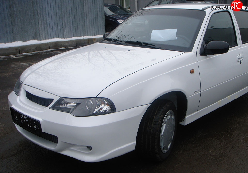 6 099 р. Пороги накладки GT Dynamics Daewoo Nexia рестайлинг (2008-2015) (Неокрашенные)  с доставкой в г. Новочеркасск