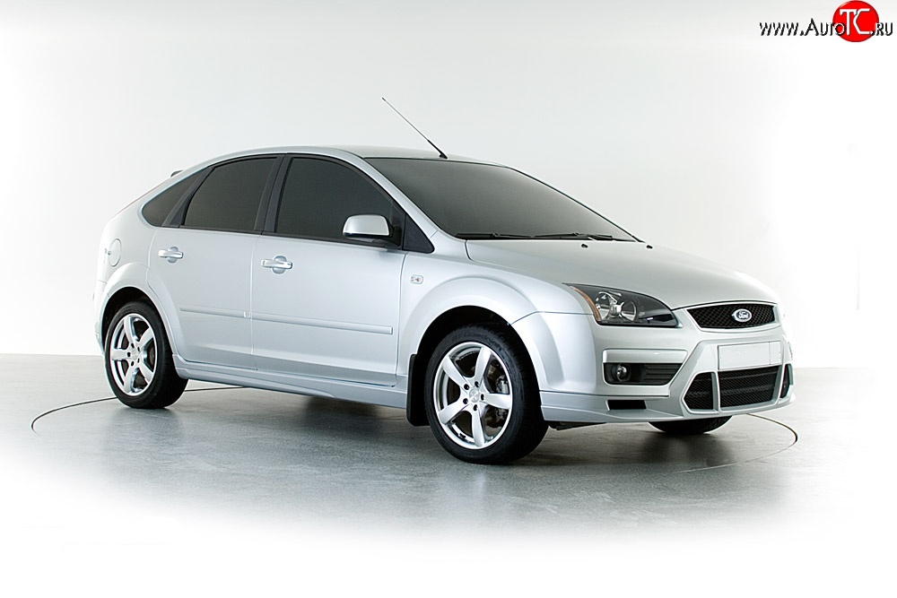 2 899 р. Накладка переднего бампера Sport Style Ford Focus 2 хэтчбэк 3 дв. дорестайлинг (2004-2007) (Неокрашенная)  с доставкой в г. Новочеркасск