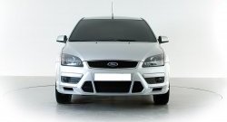 2 899 р. Накладка переднего бампера Sport Style Ford Focus 2 хэтчбэк 3 дв. дорестайлинг (2004-2007) (Неокрашенная)  с доставкой в г. Новочеркасск. Увеличить фотографию 3