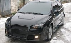 14 299 р. Капот Bomb-Style Ford Focus 2  седан дорестайлинг (2004-2008) (Неокрашенный)  с доставкой в г. Новочеркасск. Увеличить фотографию 3