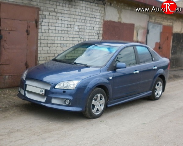 14 999 р. Передний бампер M-VRS Ford Focus 2 хэтчбэк 3 дв. дорестайлинг (2004-2007) (Неокрашенный)  с доставкой в г. Новочеркасск