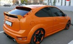 5 499 р. Нижний спойлер крышки багажника Sport Ford Focus 2 хэтчбэк 3 дв. рестайлинг (2007-2011) (Неокрашенный)  с доставкой в г. Новочеркасск. Увеличить фотографию 2