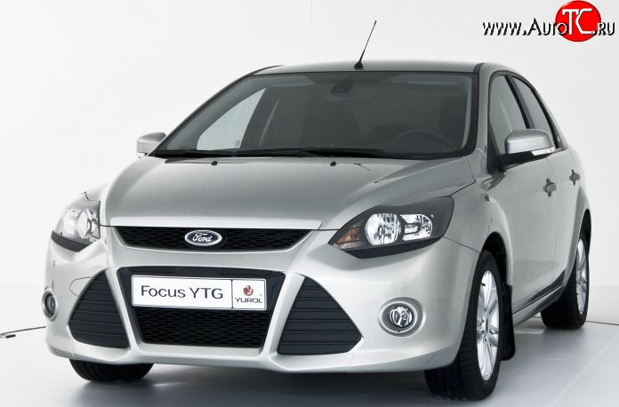 5 699 р. Передний бампер YTR Ford Focus 2 седан рестайлинг (2007-2011) (Неокрашенный)  с доставкой в г. Новочеркасск