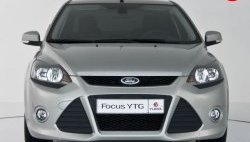 5 699 р. Передний бампер YTR Ford Focus 2 седан рестайлинг (2007-2011) (Неокрашенный)  с доставкой в г. Новочеркасск. Увеличить фотографию 2