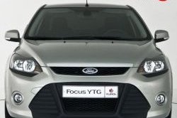 5 699 р. Передний бампер YTR Ford Focus 2 седан рестайлинг (2007-2011) (Неокрашенный)  с доставкой в г. Новочеркасск. Увеличить фотографию 5