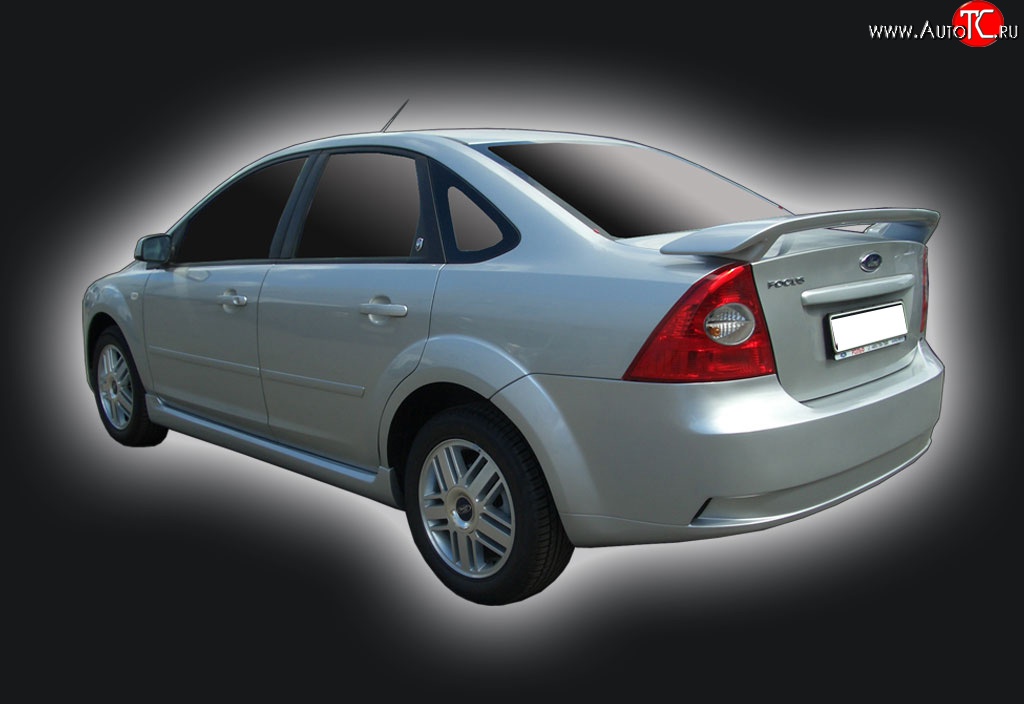 6 499 р. Задний бампер GT Dynamics Ford Focus 2  седан дорестайлинг (2004-2008) (Неокрашенный)  с доставкой в г. Новочеркасск