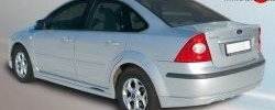 4 999 р. Накладка заднего бампера FT Ford Focus 2  седан дорестайлинг (2004-2008) (Неокрашенная)  с доставкой в г. Новочеркасск. Увеличить фотографию 1