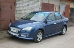 8 349 р. Пороги накладки M-VRS  Ford Focus  2 (2004-2011)  седан дорестайлинг, хэтчбэк 5 дв. дорестайлинг, седан рестайлинг, хэтчбэк 5 дв. рестайлинг (Неокрашенные)  с доставкой в г. Новочеркасск. Увеличить фотографию 1