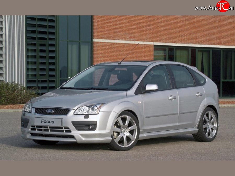 5 849 р. Пороги накладки MS Ford Focus 2 седан рестайлинг (2007-2011) (Неокрашенные)  с доставкой в г. Новочеркасск