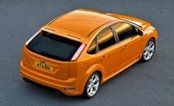 6 999 р. Спойлер ST Ford Focus 2 хэтчбэк 3 дв. рестайлинг (2007-2011) (Неокрашенный)  с доставкой в г. Новочеркасск. Увеличить фотографию 2