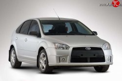 5 599 р. Передний бампер YTE  Ford Focus  2 (2004-2008)  седан дорестайлинг, универсал дорестайлинг, хэтчбэк 3 дв. дорестайлинг, хэтчбэк 5 дв. дорестайлинг (Неокрашенный)  с доставкой в г. Новочеркасск. Увеличить фотографию 2