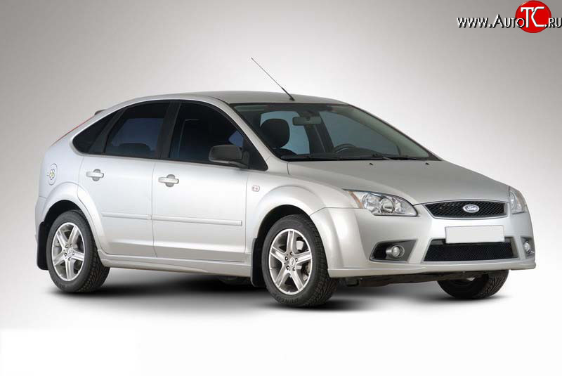 3 649 р. Пороги накладки YTG Ford Focus 2 седан рестайлинг (2007-2011) (Неокрашенные)  с доставкой в г. Новочеркасск