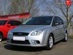 3 649 р. Пороги накладки YTG Ford Focus 2 седан рестайлинг (2007-2011) (Неокрашенные)  с доставкой в г. Новочеркасск. Увеличить фотографию 2