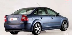 5 699 р. Накладка бампера MS Ford Focus 2  седан дорестайлинг (2004-2008) (Неокрашенная)  с доставкой в г. Новочеркасск. Увеличить фотографию 2