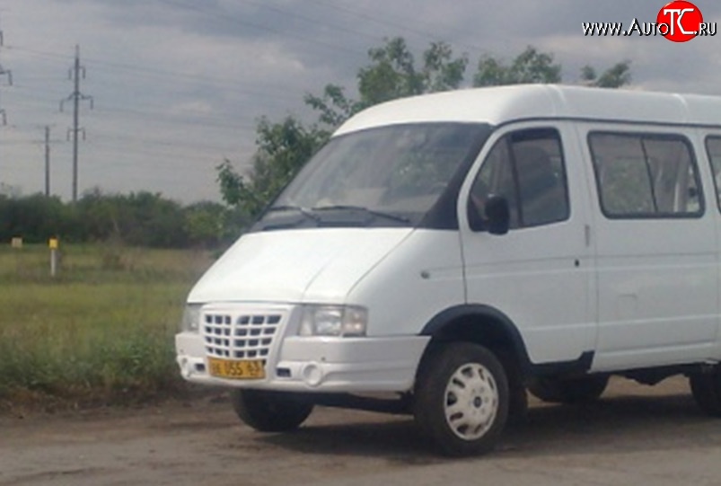 3 099 р. Передний бампер Old-Audi  ГАЗ Баргузин  2217 автобус - Соболь ( 2217 автобус,  2752,  2310) (Неокрашенный)  с доставкой в г. Новочеркасск