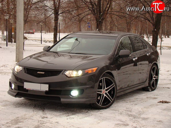 27 799 р. Передний бампер MUGEN  Honda Accord  CU (2008-2011) седан дорестайлинг (Неокрашенный)  с доставкой в г. Новочеркасск