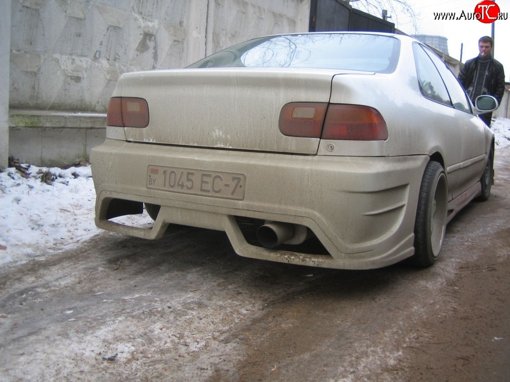 8 899 р. Задний бампер Racing Honda Civic EG седан (1992-1995)  с доставкой в г. Новочеркасск