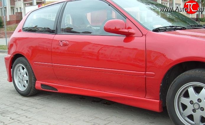 4 699 р. Пороги накладки Style Honda Civic EG седан (1992-1995)  с доставкой в г. Новочеркасск