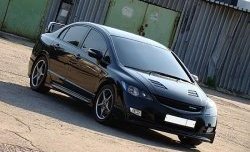 27 999 р. Пластиковый капот Mugen Style Honda Civic FD седан дорестайлинг (2005-2008) (Неокрашенный)  с доставкой в г. Новочеркасск. Увеличить фотографию 6