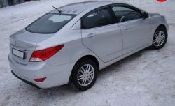 1 799 р. Плавники на крышу Sport  Hyundai Solaris  RBr (2010-2017) седан дорестайлинг, седан рестайлинг (Неокрашенный)  с доставкой в г. Новочеркасск. Увеличить фотографию 4