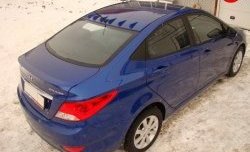 1 799 р. Плавники на крышу Sport  Hyundai Solaris  RBr (2010-2017) седан дорестайлинг, седан рестайлинг (Неокрашенный)  с доставкой в г. Новочеркасск. Увеличить фотографию 5