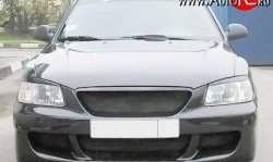 4 699 р. Передний бампер ATH-classic Hyundai Accent седан ТагАЗ (2001-2012) (Неокрашенный)  с доставкой в г. Новочеркасск. Увеличить фотографию 3