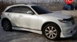 13 999 р. Пороги накладки FX-Design INFINITI FX35 S50 дорестайлинг (2002-2005) (Неокрашенные)  с доставкой в г. Новочеркасск. Увеличить фотографию 1