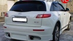 13 999 р. Пороги накладки FX-Design  INFINITI FX35  S50 - FX45  S50 (Неокрашенные)  с доставкой в г. Новочеркасск. Увеличить фотографию 2